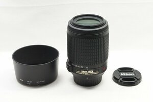 【適格請求書発行】訳あり品 Nikon ニコン　AF-S DX NIKKOR 55-200mm F4-5.6G ED VR ズームレンズ フード付【アルプスカメラ】240330e