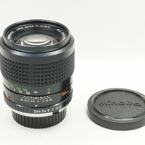 【適格請求書発行】訳あり品 MINOLTA ミノルタ MC TELE ROKKOR 100mm F2.5 SRマウント MF【アルプスカメラ】240320bの画像1