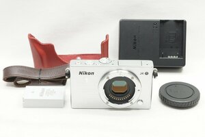 【適格請求書発行】Nikon ニコン 1 J4 ボディ ミラーレス一眼カメラ シルバー【アルプスカメラ】240330j