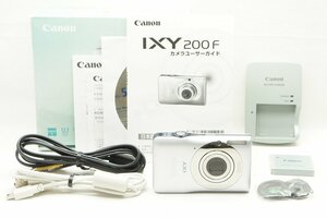 【適格請求書発行】Canon キヤノン IXY 200F コンパクトデジタルカメラ シルバー 元箱付【アルプスカメラ】240121o