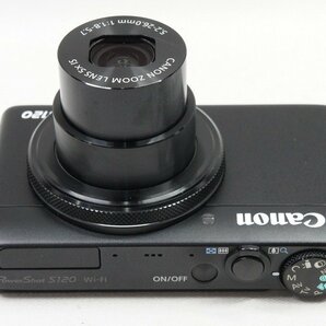 【適格請求書発行】Canon キヤノン PowerShot S120 コンパクトデジタルカメラ ブラック【アルプスカメラ】240401eの画像3