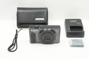 【適格請求書発行】美品 Canon キヤノン PowerShot SX620 HS コンパクトデジタルカメラ ブラック【アルプスカメラ】240416j