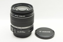 【適格請求書発行】美品 Canon キヤノン EF-S 18-55mm F3.5-5.6 IS APS-C ズームレンズ【アルプスカメラ】240423b_画像1