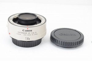 【適格請求書発行】美品 Canon キヤノン EXTENDER EF 1.4X II (2型) エクステンダー【アルプスカメラ】240402q