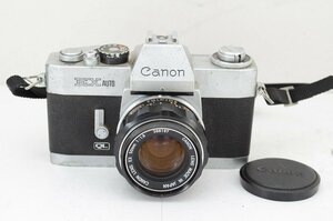 【適格請求書発行】ジャンク品 Canon キヤノン EX AUTO (EX50mm F1.8) フィルム一眼レフカメラ【アルプスカメラ】240112o