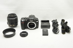 【適格請求書発行】良品 Nikon ニコン D60 ボディ + AF-S 18-55mm VR レンズキット デジタル一眼レフカメラ【アルプスカメラ】240419u