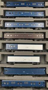 Nゲージ　鉄道模型　メーカーMIX（KATO+TOMIX） 8車両セット　コレクション　LC2837-15