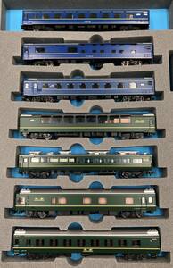 Nゲージ　鉄道模型　メーカーMIX（KATO+TOMIX） 客車　7両セット　コレクション　LC2837-31