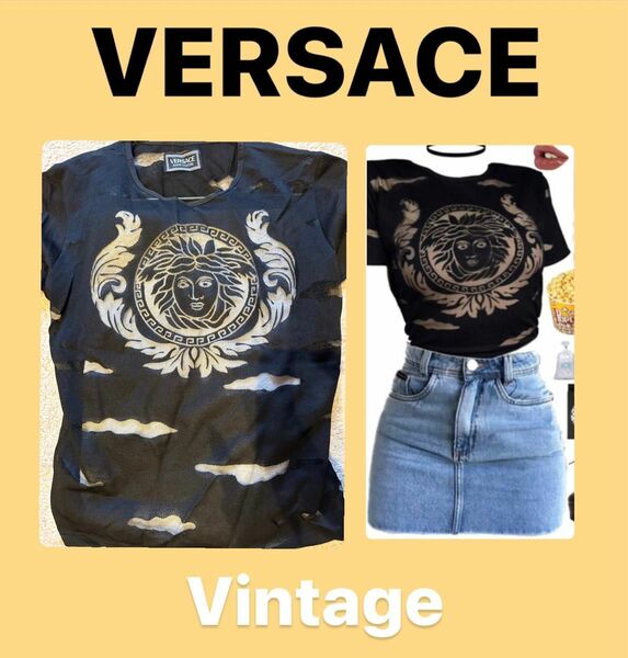 VERSACE シースルー　Tシャツ