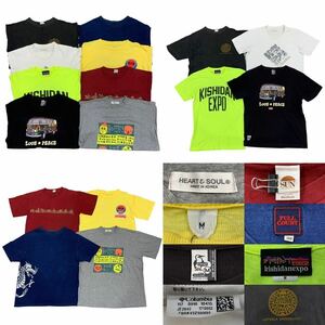 メンズ Tシャツ 8枚 古着 まとめ売り セット売り フルカウント CHAMS コロンビア ストリート ブランド 90s SIZE：M相当■0401KHM②