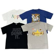 メンズ アメカジ Ｔシャツ 8枚 NIKE apple ディズニー アップル ブランド 古着 まとめ売り 半袖 夏物 SIZE：XLサイズ相当 ■0429KHM②_画像4