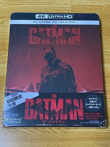 【新品】THE BATMAN-ザバットマン-スチールブック仕様 (4K ULTRA HD&ブルーレイセット)