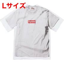 Lサイズ Supreme MM6 Maison Margiela Box Logo Tee シュプリーム メゾン マルジェラ 白 ホワイト 国内正規品 キムタク着用_画像2