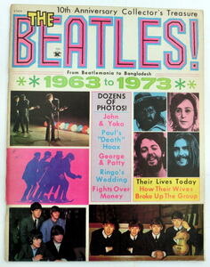 【洋雑誌・ビートルズ】THE BEATLES! 10th Anniversary Collector's Treasure　1973年【洋楽】