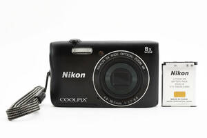 ★現状品★Nikon ニコン COOLPIX A300 黒 ブラック コンパクトデジタルカメラ バッテリー#e0458