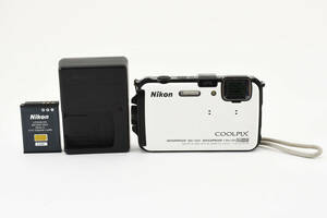 ☆実用美品☆Nikon ニコン　デジタルカメラ　 COOLPIX AW100 　コンパクトデジタルカメラ　コンデジ 防水#494