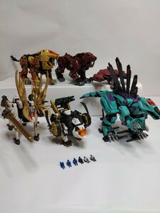 ZOIDS Zoids beautiful goods toy figure TOMY old Zoids large amount set operation goods seal Driger dark Spy na- killer dome van b Lien 