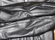 666 LEATHER WEAR　サイドベルト　シングルライダース　３２／　レザー　シングル　ライダース　トリプルシックス　S　XS　レディース_画像4