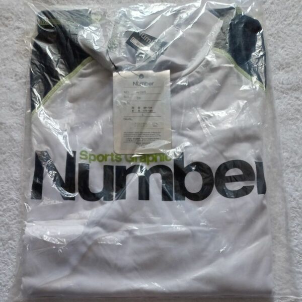 ☆Number　ストレッチTシャツ　L　ホワイト