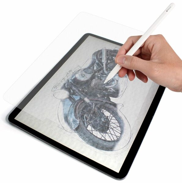 ペーパーテクスチャー iPad pro アンチグレア ペンシル対応 フィルム