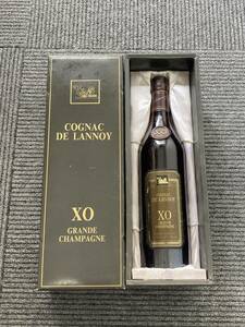 #371 未開栓 COGNAC DE LANNOY XO GRANDE CHAMPAGNE ブランデー 700ml 現状品