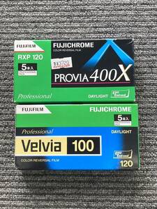 #404 unused storage goods expiration of a term Fuji Film FUJICHROMEbe ruby a100 VELVIA100 RVP100 Pro Via 400X PROVIA400. summarize 2 point set present condition goods 