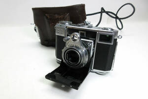 ■ツァイスイコン Zeiss Ikon Contessa Zeiss-Opton Tessar 45mm F2.8 オリジナルレザーケース レトロ ビンテージ