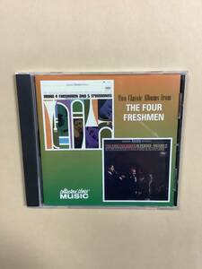 送料無料 THE FOUR FRESHMEN「MORE 4 FRESHMEN AND 5 TROMBONES / IN PERSON VOLUME 2」2アルバムを1CDに収録 全23曲 輸入盤