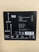 送料無料 マイルス デイヴィス featuring ソニー ロリンズ「DIG」輸入盤 デジパック仕様_画像2