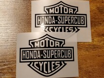 【送料無料!!】ホンダ スーパーカブ ステッカー デカール HONDA SUPER CUB_画像2
