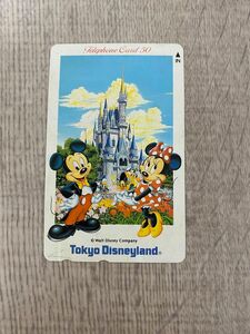 東京ディズニーランド ミッキー ミニー テレホンカード テレカ 未使用