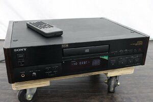 [ line .]CE379BPT03 SONY CDP-555ESJ CD player sound equipment Sony COMPACT DISC PLAYER remote control attaching operation verification ending 