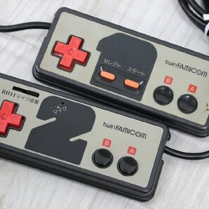 【行董】AA000BOM89 SHARP シャープ twin FAMICOM ツインファミコン AN-500B 本体 ソフト 15本 まとめ レトロ ゲーム Nintendo 任天堂の画像2