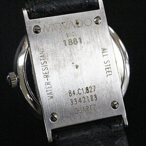 【行董】AC656ABC84 MOVADO モバード 84.C1.827 ミュージアム ブラック クォーツ レディース 腕時計 動作未確認 現状品の画像2