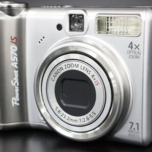 【行董】AC674ABC99 Canon キヤノン PC1225 PowerShot A570IS デジカメ コンパクトデジタルカメラ 動作未確認 現状品の画像1
