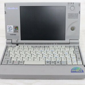 【行董】ECZ01ABY69 TOSHIBA 東芝 パソコン Libretto 70 CT/1.6 Windows 現状品 ミニノート ノートパソコン 元箱付き ※ゆうパック※の画像2