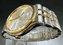 【行董】AG000ABH92 SEIKO セイコー CREDOR クレドール 8J86-6A00 ☆稼働品☆ デイト 18KT イエローゴールド コンビ クォーツ 腕時計_画像3