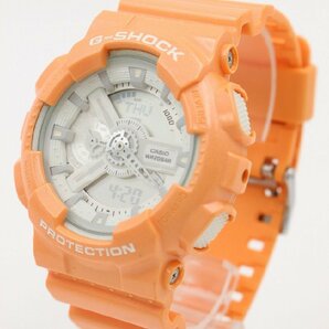 【行董】CA000BOM20 CASIO カシオ G-SHOCK ジーショック 5146 GA-110SG アナログ デジタル QZ ライトオレンジ メンズ腕時計 アウトドアの画像1