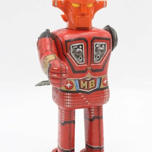 【行董】AZ441BOT44 ⑩ マッハバロン スーパーロボット ポピー NTV ゼンマイ式 ブリキ レトロ おもちゃ 玩具 当時物 レトロ ※ゆうパ※の画像1