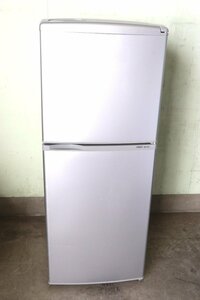 【ト足】CBZ01CAA2E AQUA 冷蔵庫 2ドア 137L ファン式 2016年製 AQR-141E-S 右開き