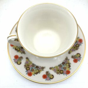 【ト萬】RD343RNZ24 NORITAKE ノリタケ ティーセット ティーポット ティーカップ POLONAISE 2045 廃番品 アイボリーチャイナの画像2