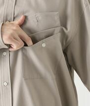 NO. DIAGONAL POCKET SHIRT オーバーサイズ 長袖シャツ_画像5