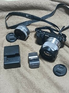 SONY ソニー NEX-5Ｒ デジタルカメラ コンパクトデジタルカメラ デジカメ レンズ付き 動作確認済み