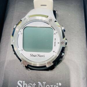 【ND-1986FK】1円スタート～ Shot Navi w1-GL ショットナビ 稼働 ゴルフ 距離測定器 腕時計型 中古品 箱あり 充電器付き ゴルフ用品 