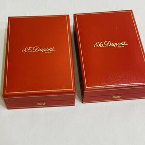 【H9921OR】 1円～ ST Dupont デュポン カフス ブランドアクセサリー 2個セット ゴールドカラー 箱付きの画像7