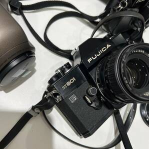 【ND-2392a】1円スタート カメラおまとめ FUJICA ST801 富士フィルム 通電動作未確認 ジャンク品 ヴィンテージ 保管品の画像3