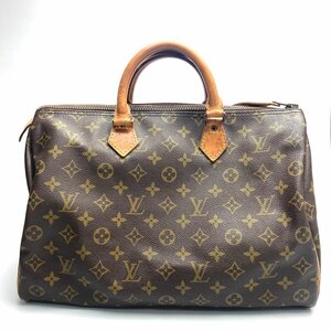 rm) LOUIS VUITTON ルイヴィトン モノグラム スピーディ35 M41524 初期型 ボストンバッグ ヴィンテージ ※中古 経年保管品 ビス取れ 難有