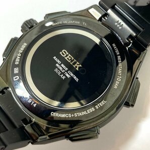 rm) SEIKO セイコー ブライツ フライトエキスパート ソーラー電波 8B92-0AE0 腕時計 ウォッチ ※中古 極美品 稼働品 ケース・箱付の画像9