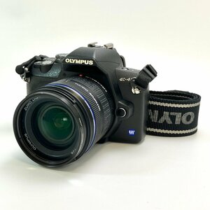 A) OLYMPUS オリンパス E-410 デジタル 一眼レフ カメラ ZUIKO DIGITAL 14-42mm/1:3.5-5.6 レンズ 簡易動作確認済み〇 中古 USED 現状渡し