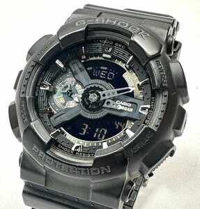 rm)CASIO カシオ G-SHOCK GA-110　デジアナ ブラック 腕時計 中古